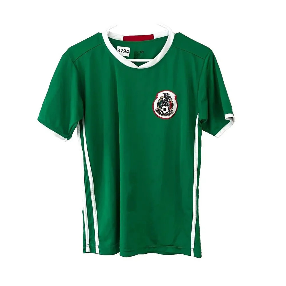 Mens Mexico Green White Soccer 2011-2013 Home Jersey XS/S Pullover Football